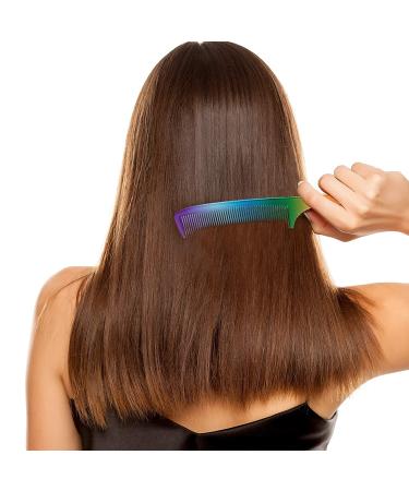6-Piece Rainbow Hair Cutting Comb Set - Salon Quality Rat Tail and Teasing Combs for All Hair Types - Perfect Christmas Gift - Buy Online on GoSupps.com