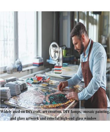 Csdtylh 1100 Pcs Stained Glass Mosaic Tiles for Crafts - Bulk Mosaic Supplies for Home Decoration and DIY Projects - Mixed Shapes - Buy Online on GoSupps.com