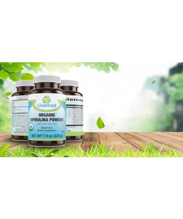Livamed - Organic Spirulina Powder 7.9 oz Count - Buy Online on GoSupps.com
