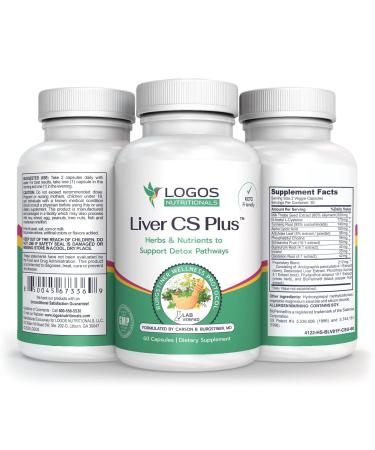 Logos Nutritionals Liver CS Plus - 60 Powerful Liver Detox Formula Veggie Caps - Increasing Glutathione and Lowering Oxidative Stress.