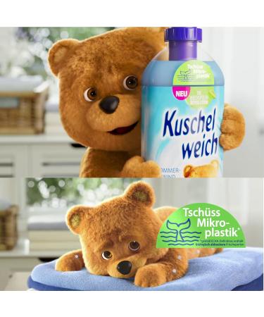 Cuddly Soft Fabric Softener 6 x 2L | Gentle Skin-Friendly Dye-Free for 76 Washes | Ultra Soft Laundry Care - Buy Online on GoSupps.com