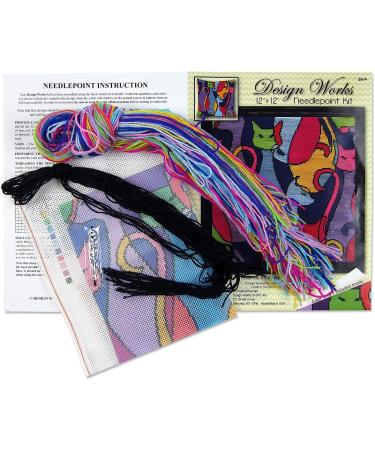 Tobin Design Works Needlepoint Kit 12x12 - DIY Craft with Yarn - Buy Online on GoSupps.com