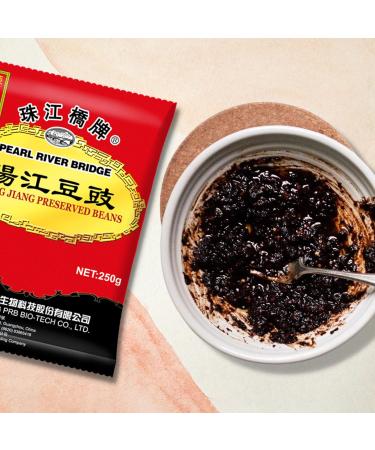 Buy Pearl River Bridge Fermented Black Soybeans 250g - Authentic Asian Ingredient for Delicious Dishes - Fast International Shipping - Buy Online on GoSupps.com