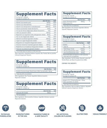 Revive MD Essential Vitamin Packs for Men & Women Daily Multivitamin Packets with Arjuna & Turmeric Extract Supports Heart Joint & Organ Health Travel-Friendly Vitamin Supplement (30 Servings) - Buy Online on GoSupps.com