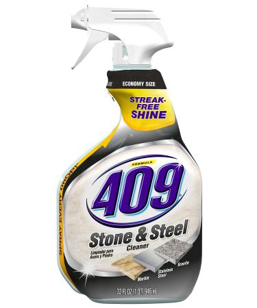 Formula 409 Stone and Steel Cleaner, Spray Bottle, 32 Ounces