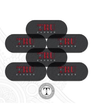 Tru Barber Hair Grippers - 6 Pack | Professional Hair Clips for Men & Women | Durable Black & Red Hairdressing Accessories - Buy Online on GoSupps.com
