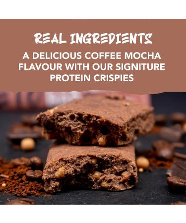 Eva Bold Coffee Mocha Keto Bars 12 x 40g | 2.2g Net Carbs | High Protein Bars | Healthy Snacks for Low Carb Gluten Free Vegan Dairy Free & Diabetic Diets - Buy Online on GoSupps.com
