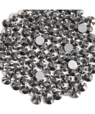 Beadsland 1440 pieces flat back rhinestones nail crystals rhinestones for nails hematite SS20 (4.6-4.8mm) H matit SS20/1440PCs
