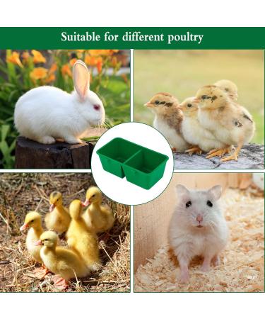 Ledoo 12pcs Bird Water Bowl & Hanging Feeder - 5x10cm Plastic Dispenser for Parrots & Birds - Ideal for Cages - Buy Online on GoSupps.com