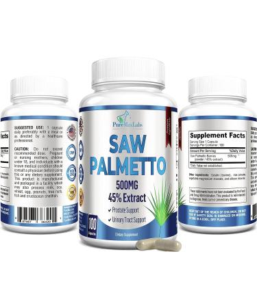 YUMMYVITE Saw Palmetto Extract Prostate Supplement - 45% Strength, DHT Blocker for Hair Growth - Non-GMO, 100 Capsules - Buy Online on GoSupps.com
