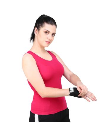 LONGLIFE Wrist Binder Thumb Support - Universal Black - Pain Relief & Comfort for All Activities - International Shipping Available - Buy Online on GoSupps.com