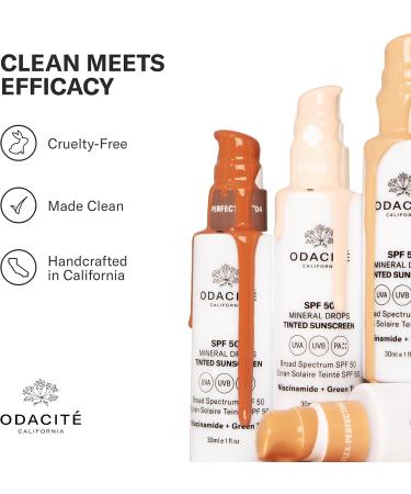 Odacite SPF50 Flex-Perfecting Mineral Drops Tinted Sunscreen 30ml Four - Buy Online on GoSupps.com