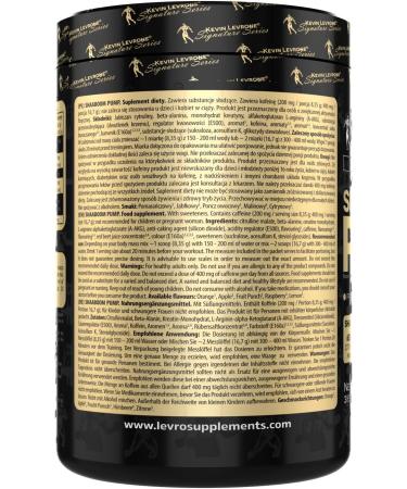 Kevin Levrone Black Line SHAABOOM Pump 385g - Fruit Punch - Premium Pre-Workout Booster for Ultimate Energy & Performance - Buy Online on GoSupps.com