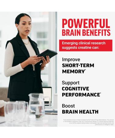 Force Factor Creatine Monohydrate Powder 5g Micronized Dose to Support Muscle Growth Strength Recovery Cognitive Health & Working Memory Blue Raspberry 100 Servings - Buy Online on GoSupps.com