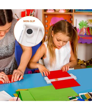 Small Paper Cutter for Cardstock  Â Portable Cutter Trimmer A4 A5 Craft Guillotine Paper Trimmer Scrapbooking Tool for Paper Label Card  Craft Paper and Photos Standard Cutting DIY Scrapbook (White) - Buy Online on GoSupps.com