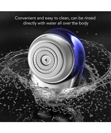 Buy Electric Beard Trimmer - Strong Power Stainless Steel Blades & Digital Display | Portable Beard Clipper in Gradient Blue for Home Use - Buy Online on GoSupps.com