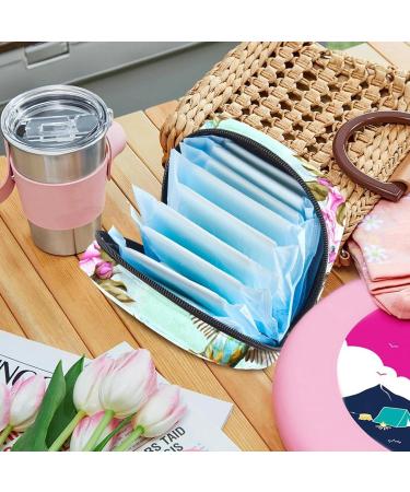 Watercolor Roses Menstrual Cup Pouch for Girls & Women - Large Storage Bag for Sanitary Products - Multicoloured - Buy Online on GoSupps.com