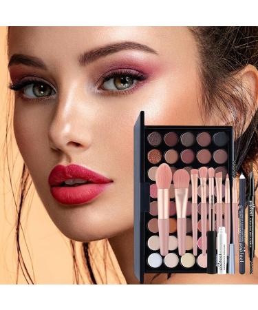 40 Color Eyeshadow Palette | Eyeshadow Palette Eye Brushes Makeup Set - 40 Colors Neon Shimmer Matte Eye Shadow Powder Highly Pigmented Set Generic Set002 - Buy Online on GoSupps.com