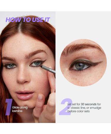 Wonderskin 1440 Longwear Green Eyeliner Pencil with Sharpener - Waterproof Sharpenable Eyeliner Pencil & Smudge Proof Green Eye Liner Pencils (Olive) Olive & Sharpener - Buy Online on GoSupps.com