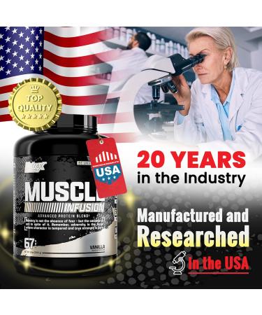 Nutrex Research Vanilla Whey Protein Powder | 5 Ib Tub of Isolate Protein | w/EAA & Hi BCAA for Muscle Gain | Muscle Builder for Men & Women | Sports Nutrition | Delicious Taste and Texture - Buy Online on GoSupps.com