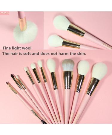 Professional 10-Piece Eyeshadow Brush Set | Soft Synthetic Makeup Brushes for Eye Eyebrow & Eyeliner Perfect for Flawless Blending (Pink - Buy Online on GoSupps.com
