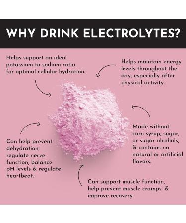 Raspberry Lemonade Electrolytes 30 Serving Hydration Drink Mix with Coconut Water, Essential Minerals & Real Fruit Flavors Sweetened with Monk Fruit & Stevia No Artificial Ingredients RASPBERRY LEMONADE 30 Servings - Buy Online on GoSupps.com