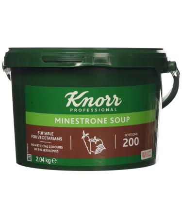 Knorr Professional Minestrone Soup Mix 200 Portions (Makes 34 Litres) Minestrone 2.04 kg (Pack of 1) - Buy Online on GoSupps.com