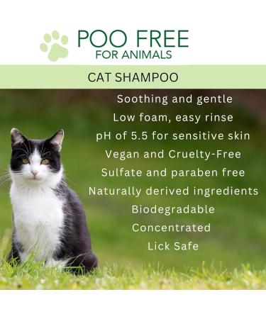 Premium 99% Natural Cat Shampoo with Aloe Vera | POO Free Sulfate & Paraben Free - 250ml for Itch Relief & Hydration - Buy Online on GoSupps.com