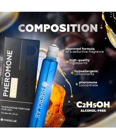 Love - Pheromones Perfume for Men to Attract Women Best Way to Get Immediate Female Attention (Oil Pheromone Human Concentrate 10ml) - Buy Online on GoSupps.com