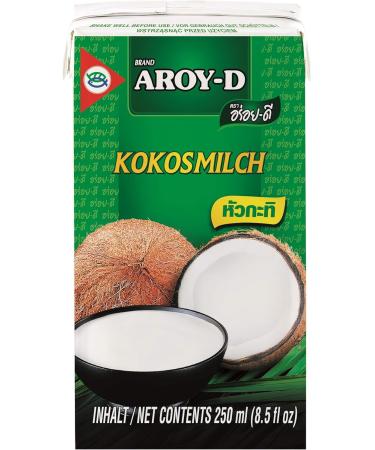 Set of 6 Coconut Milk Aroy-D 6 x 250 ml Coconut Milk Coconut Milk - Buy Online on GoSupps.com