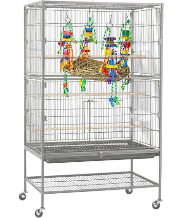 Pomeyard Bird Toy Cockatie: Interactive Climbing and Bouncing Fun for Parrots, Lovebirds, Budgies, and Conures - Green with Bell - Buy Online on GoSupps.com