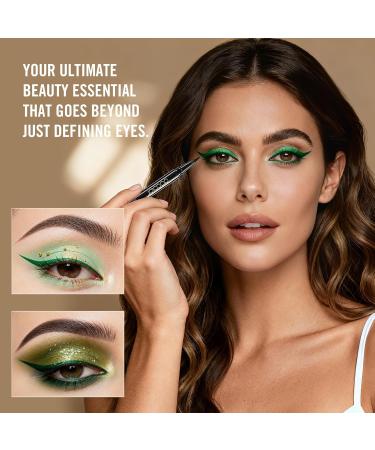  Docolor Docolor Green Waterproof Liquid Eyeliner Colour Precision Long-Lasting Formula Highly Pigmented Super Liner Perfect Slim Intense - Buy Online on GoSupps.com