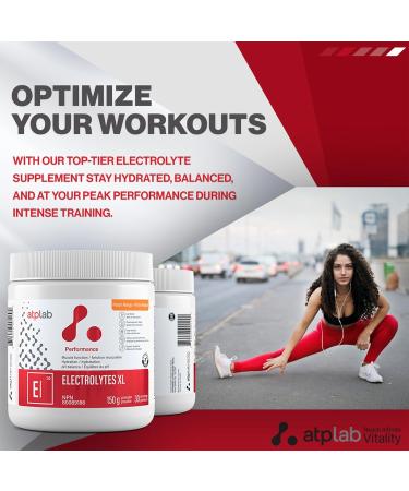 ATP LAB Electrolytes XL 150g - Enhance Muscle Function Hydration & pH Balance | International Shipping Available - Buy Online on GoSupps.com