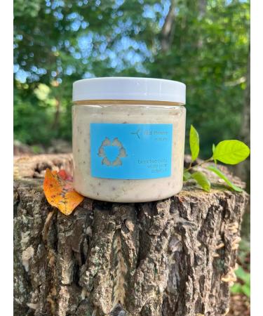 Red Flower Bioactive Berry White Peat Exfoliant | Arctic White Peat Organic Sea Salt & Berry Seed | Gently Detoxifies Smooths & Hydrates | Natural Exfoliator for Radiant Skin | 14.5 oz - Buy Online on GoSupps.com