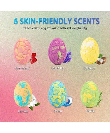Jurassic Bathing Balls Set - 6PCS Foam Bath Toys for Kids & Adults | Dinosaur Toy Bath Balls with Natural Plant Essence | Ideal for Swimming & Relaxation - Buy Online on GoSupps.com