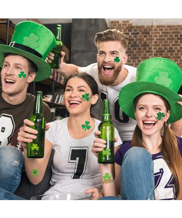 240 Pcs Shamrock Temporary Tattoos for Kids - Safe, Waterproof Bulk Stickers - Children's Temporary Tattoo Toys for St. Patrick's Day Parade and Irish Party - 60 Unique Clover Designs - Buy Online on GoSupps.com