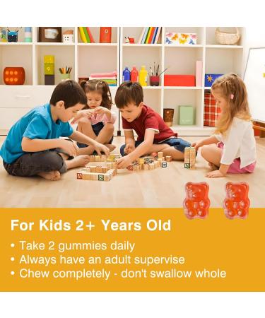 WELLNESS ESSENCE Kids Multivitamin Gummy - for Growing Health & Vitality | 2 Pack (180 Gummies Total) | Lemon Orange Cherry Flavors | Packed with Pantothenic Acid Folic Acid Zinc Iodine & Biotin - Buy Online on GoSupps.com