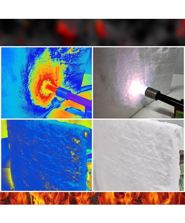 HYTECH 8# Density Ceramic Fiber Blanket 2300F - 1/2 x 24 x 36 - High Temp Fireproof Insulation for Forge, Kiln, Furnace - Dishwasher Safe - Buy Online on GoSupps.com
