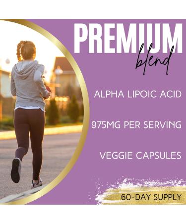 Lumen Naturals ALA for Women - 975mg Per Serving - 180 Count - 60 Servings 180 Count (Pack of 1) - Buy Online on GoSupps.com