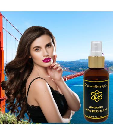 100% Organic Luxury Body Oil Hair Oil & Face Oil - Ultra Moisturizing for Aging Skin & Silky Hair | Nourishing & Quick Absorption - Buy Online on GoSupps.com