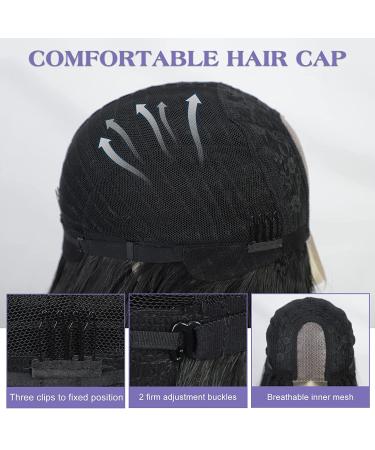 AIQUEENS Long Black Wavy Wig for Women - Natural Synthetic Hair Replacement for Daily & Party Use - Buy Online on GoSupps.com
