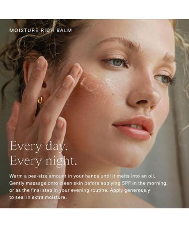 Oak Essentials Moisture Rich Balm | Nourishing Face Balm with Sea Buckthorn & Borage Seed Oil to Help Support Collagen and Deep Hydration 1.4 Oz 1.41 Ounce (Pack of 1) Multicolor - Buy Online on GoSupps.com