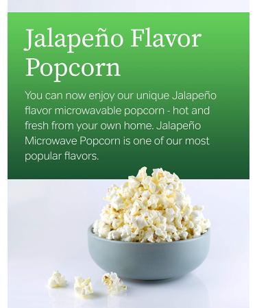 Preferred Popcorn Jalapeno Microwave Popcorn 36 Pack - Non-GMO, Gluten Free, 100% Whole Grain, 3 Ounce (Pack of 36) - Buy Online on GoSupps.com