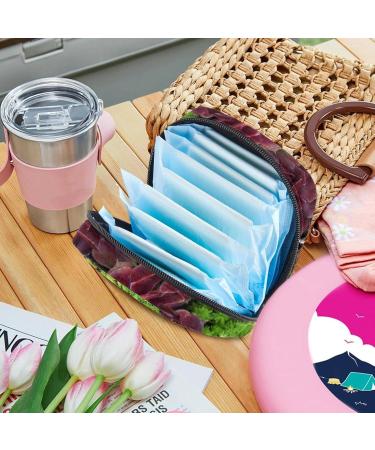 Succulent Ladies Napkin Storage Bag | Portable Period Bag for Women Teens & Girls | Menstrual Cup & Breastfeeding Pillow Holder - Buy Online on GoSupps.com