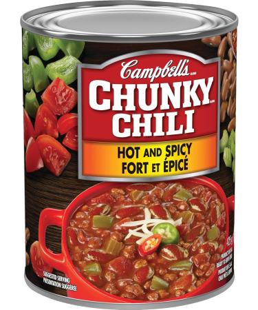 Campbell's Chunky Chili Hot And Spicy 425 g 12 Count - Buy Online on GoSupps.com