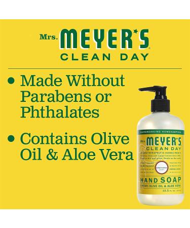 Mrs. Meyer's Hand Soap Made with Essential Oils Biodegradable Formula Honeysuckle 370 mL 4 Pack - Buy Online on GoSupps.com
