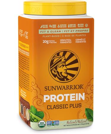 Sunwarrior Classic Plus Protein Natural 750 G 750 gram - Buy Online on GoSupps.com