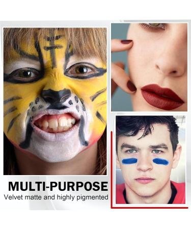 Blue Face Paint Stick for Professional Eye Makeup - Perfect for Baseball Softball Football Clown Halloween Zombie Vampire Skeleton and Cosplay - Buy Online on GoSupps.com