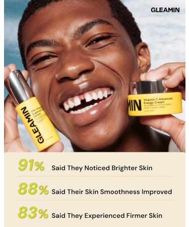 Gleamin Brightening Skincare Bundle Mask Serum Cleanser Moisturizer & Oil for Dark Spots Uneven Tone and Glowing Skin Complete Vitamin C Skincare Routine - Buy Online on GoSupps.com