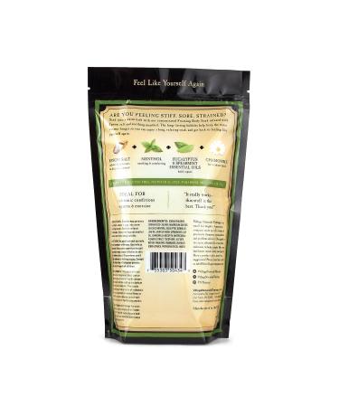 Village Naturals Aches + Pains Muscle Foam Soak Salts 2.25Lbs (1064ml) - Relax and Relieve Sore Muscles - Buy Online on GoSupps.com